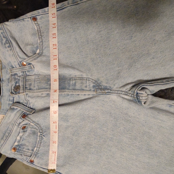 Levi's Vintage Highrise Ribcage Straight Ankle Jeans Size 28W - Picture 15 of 15